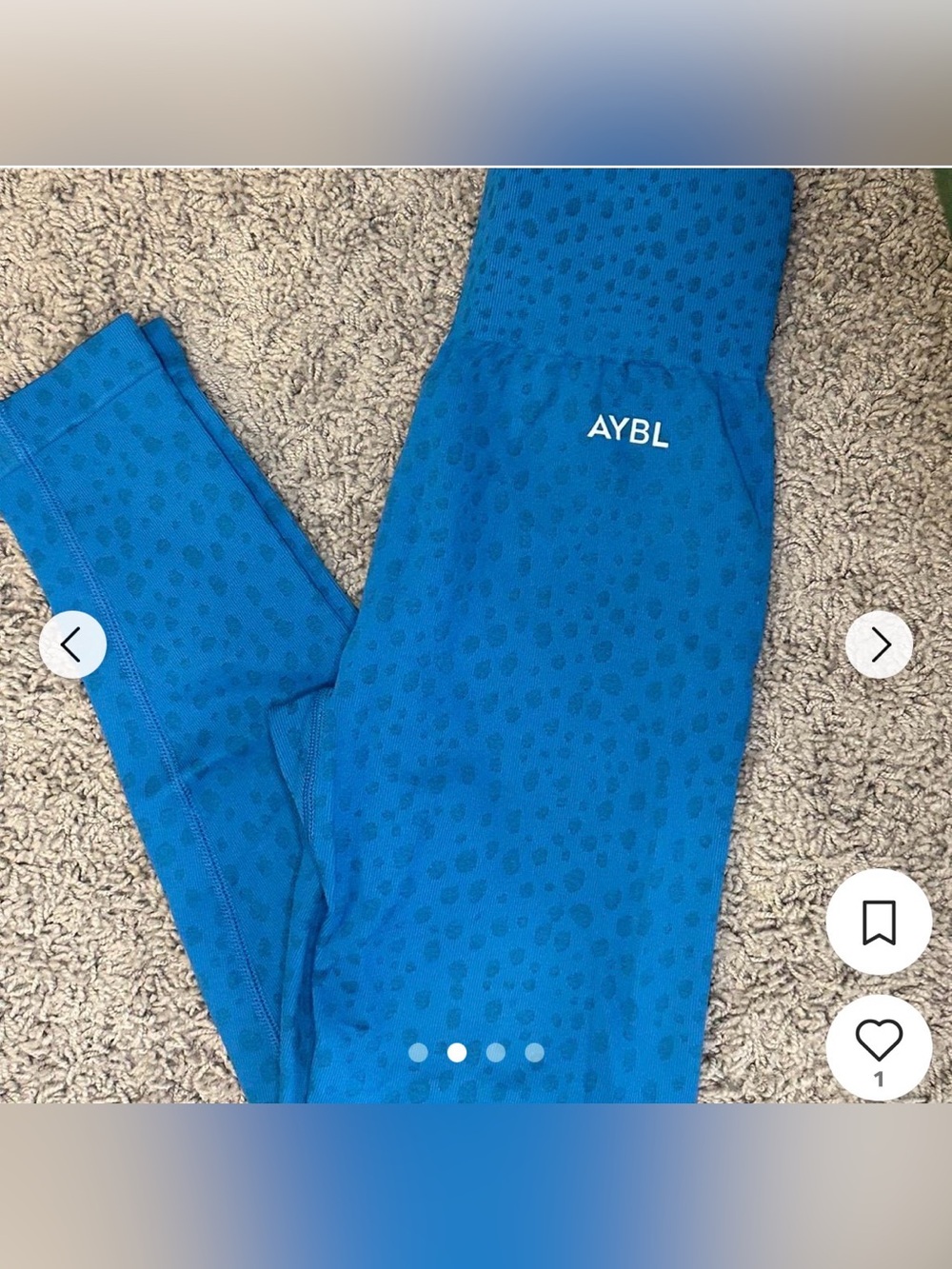 💙NEW Cobalt Blue AYBL Leggings 💙